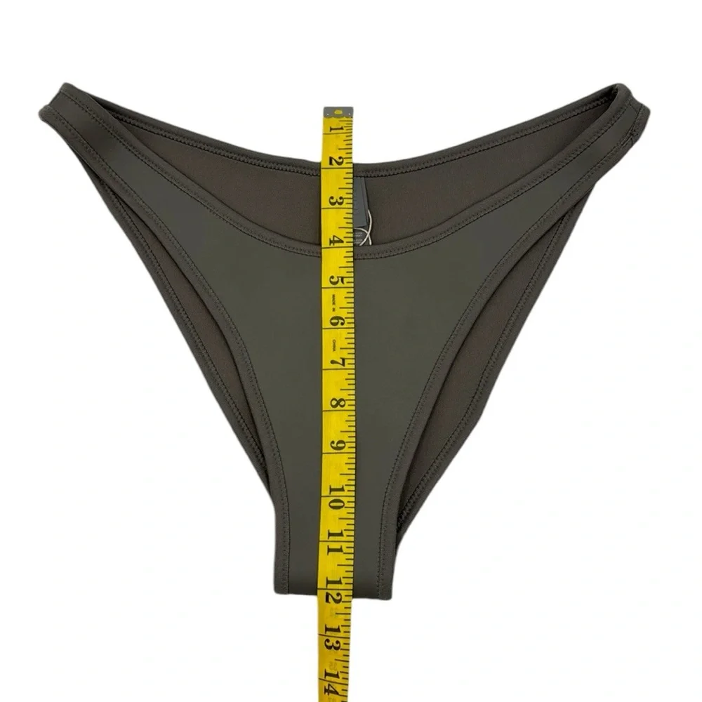Skims Rubberized Scuba Swim Tanga Bikini Bottom Size Large